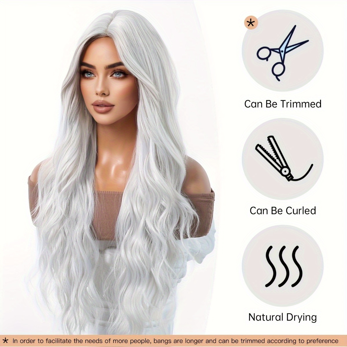 Hair Care Naturally - Parrucca in fibra sintetica di marca