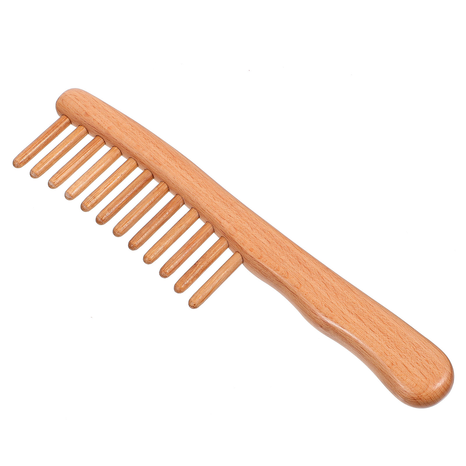 Hair Care Naturally - Pettine in Legno Naturale Lucidato con