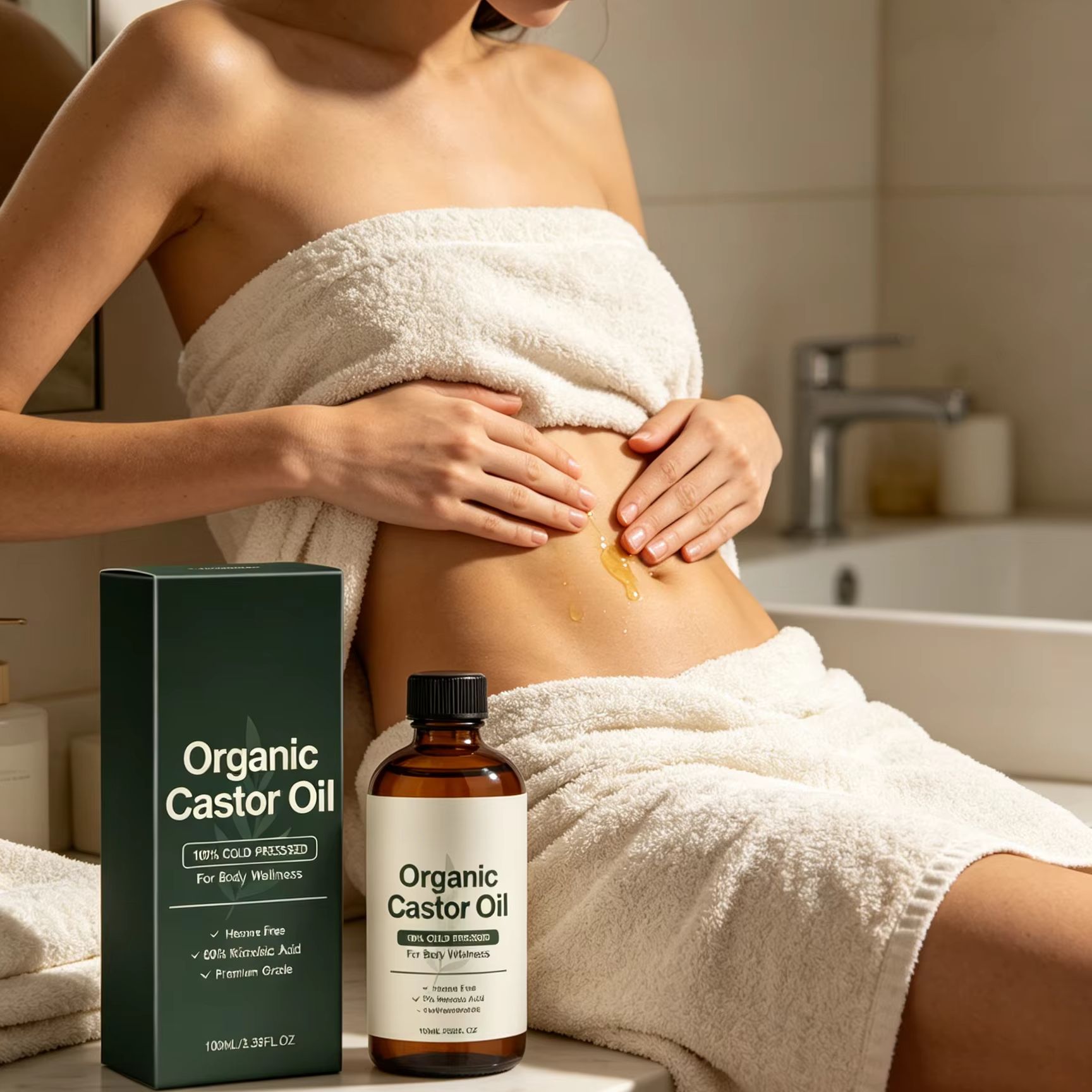 Castor Oil Cold Press - Olio di Ricino Biologico Pressato a