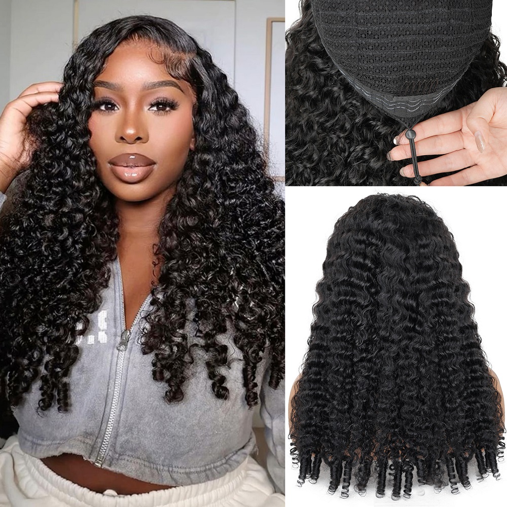 Lace Front Wig - Parrucche in capelli umani ricci naturali
