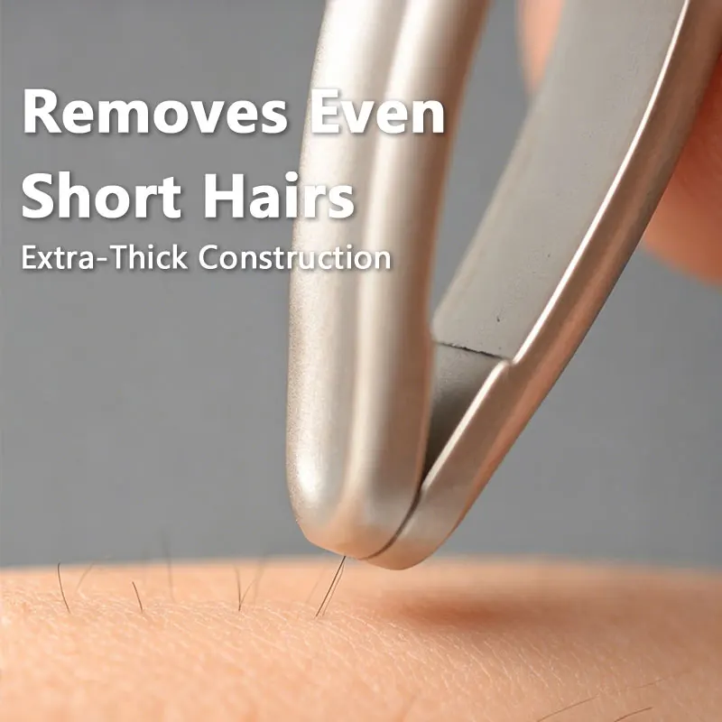 Hair Care Tips - Pinzette di Precisione con Punta Arrotondata