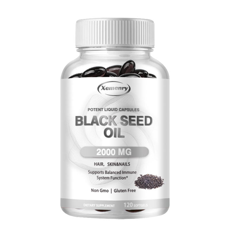 Castor Oil Cold Press - Capsule di olio di semi neri
