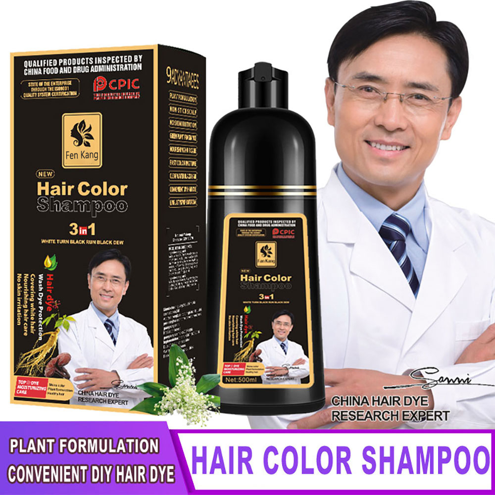 Hair Care Herbal - Shampoo per colorazione istantanea 3 in