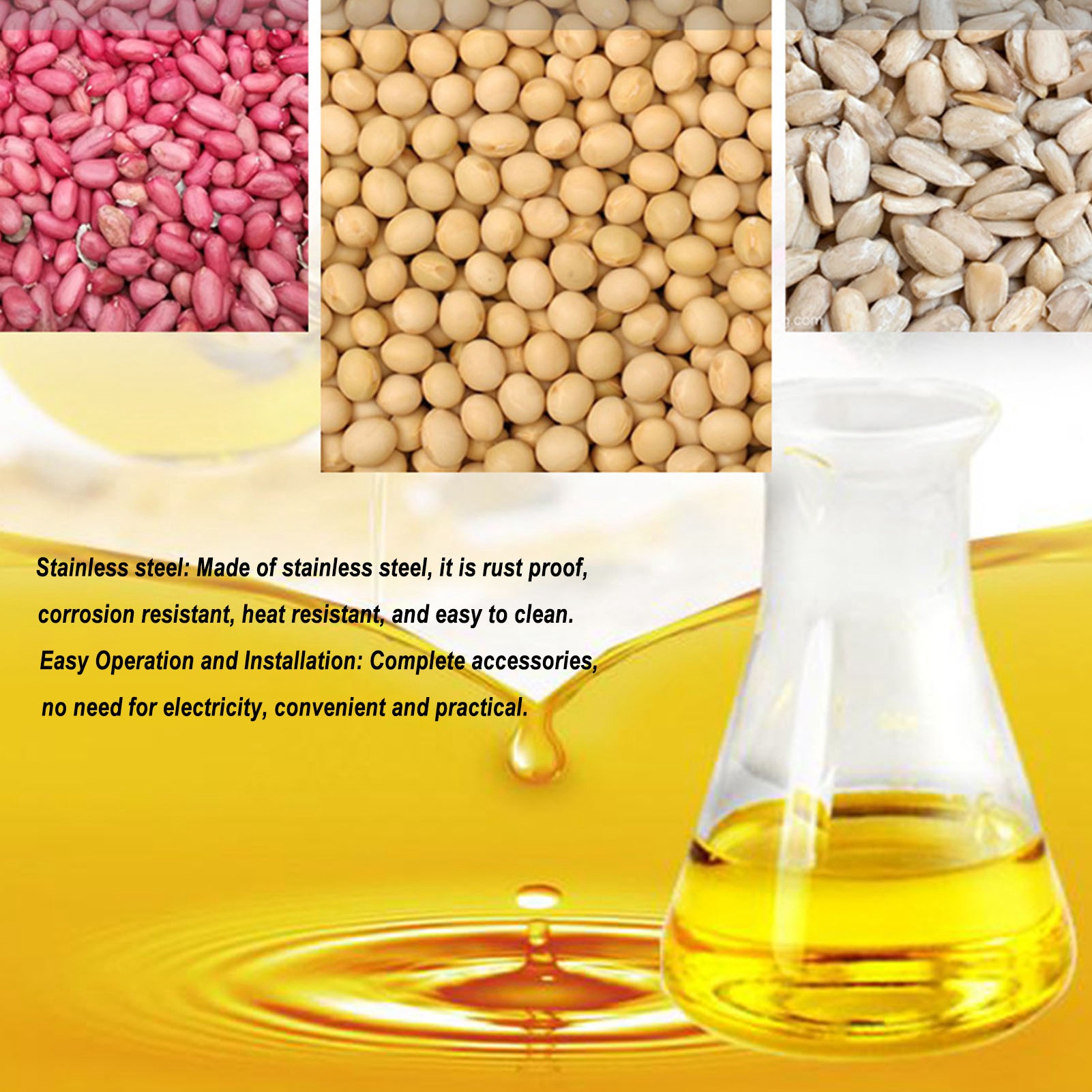 Estrattore d'olio Pressa per o - Castor Oil Cold Press recensione e prezzo