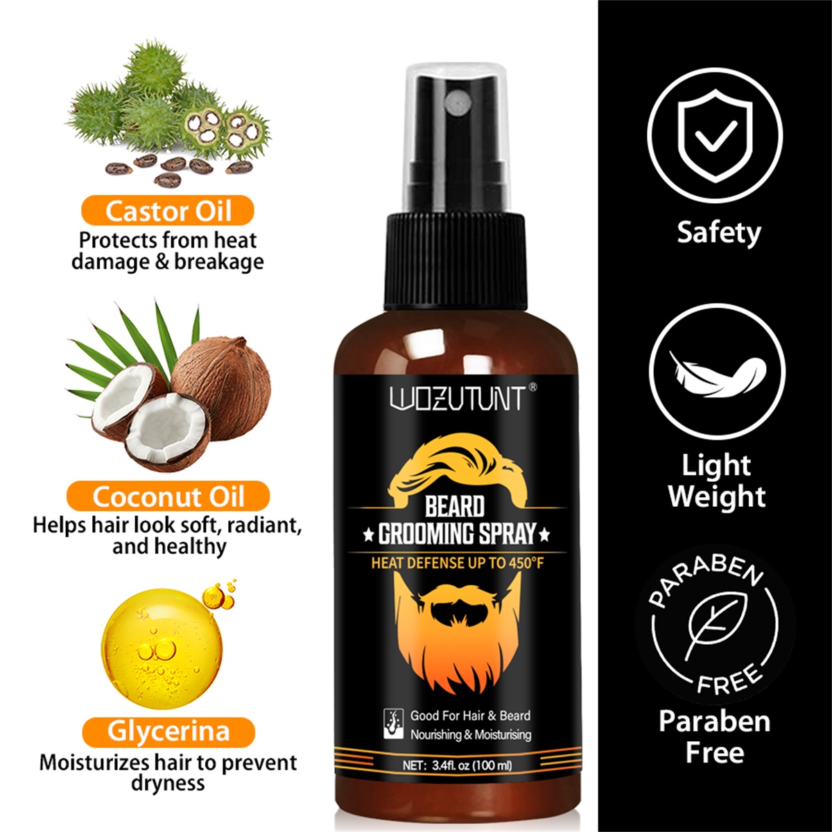 Spray per la Cura della Barba, - Hair Care Heat Protectant recensione e prezzo