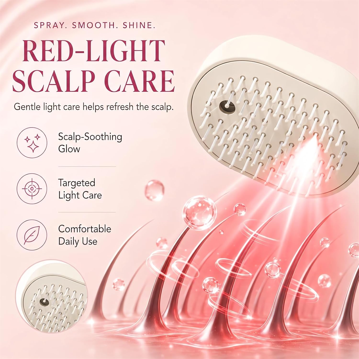 Pettine Massaggiante Multifunz - Hair Care Is Self Care recensione e prezzo
