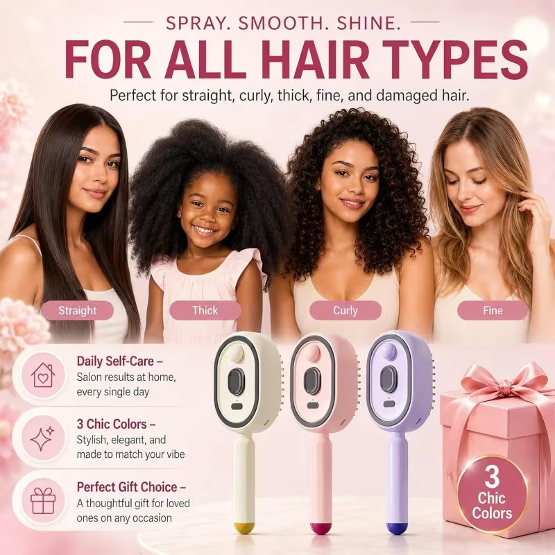 Pettine Elettrico Massaggiante - Hair Care Is Self Care recensione e prezzo
