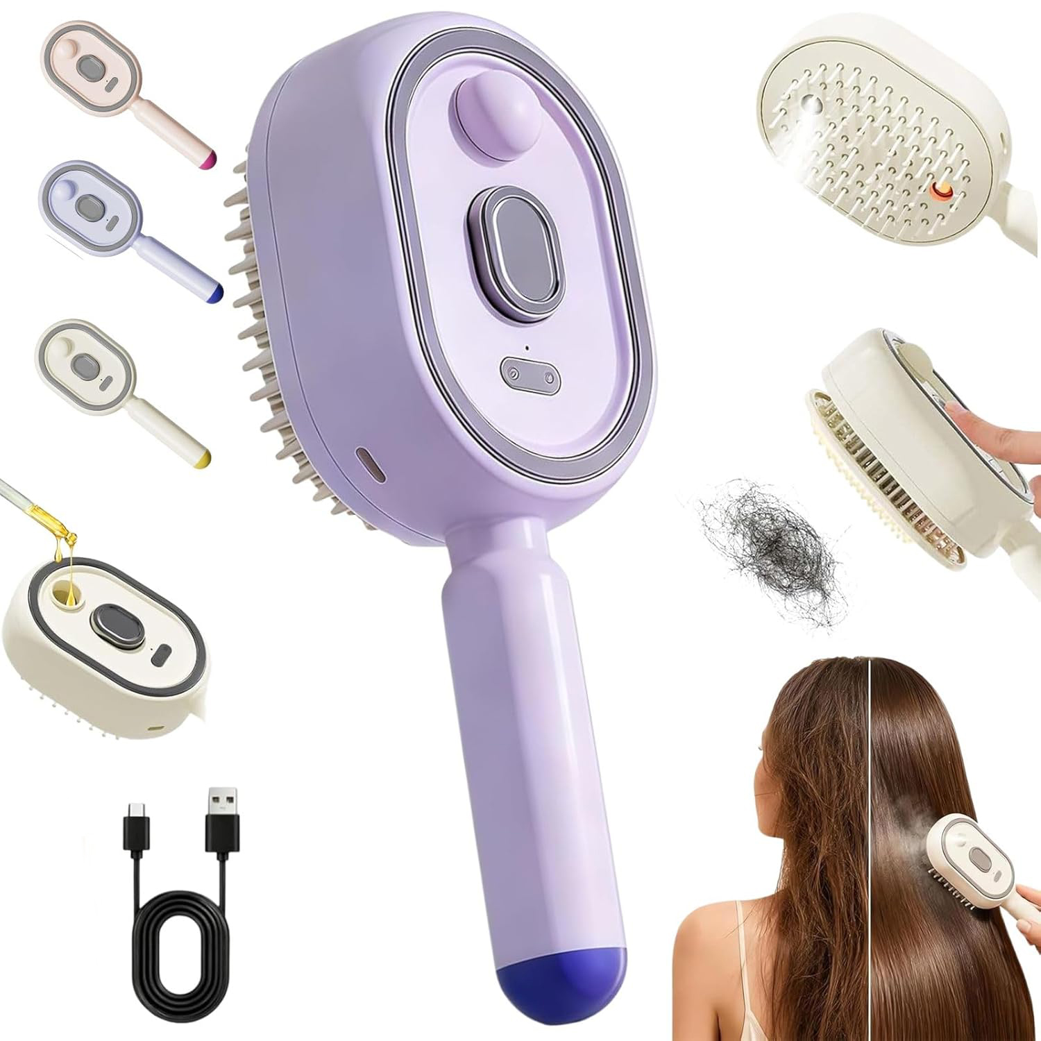 2/1 pz Pettine Elettrico a Spr - Hair Care Is Self Care recensione e prezzo